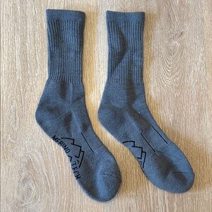 Charcoal Merino Tech Women's Crew Socks